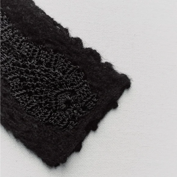 Zara long crocheted dress limited edition hand knit - Picture 12 of 13